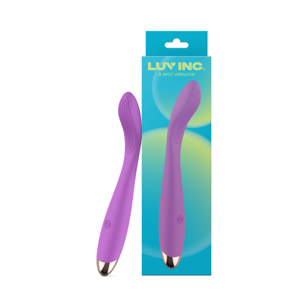 Luv Inc Gv92: G-Spot Vibrator Purple - Red Garter