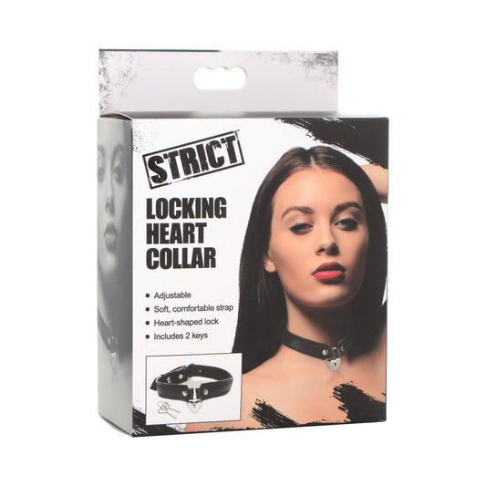 Strict ST Locking Heart Collar
