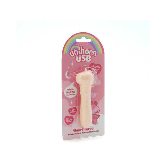 Unihorn USB Bullet Heart Throb Pink/Peach - Red Garter
