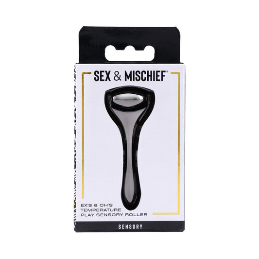 Sportsheets Sex & Mischief Ex''s & Oh''s Temperature Play Sensory Roller - Red Garter