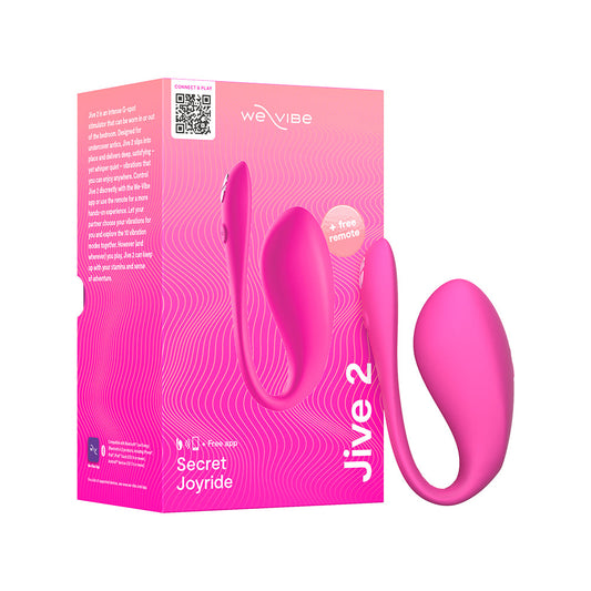 We-Vibe Jive 2 Pink - Red Garter