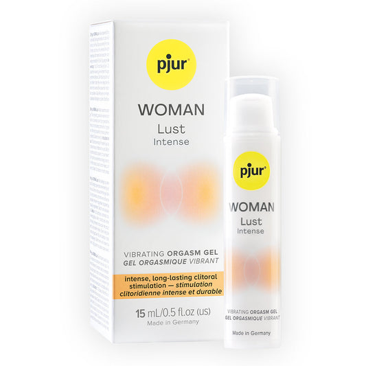 pjur Woman Lust Intense Vibrating Orgasm Gel 15ml - Red Garter