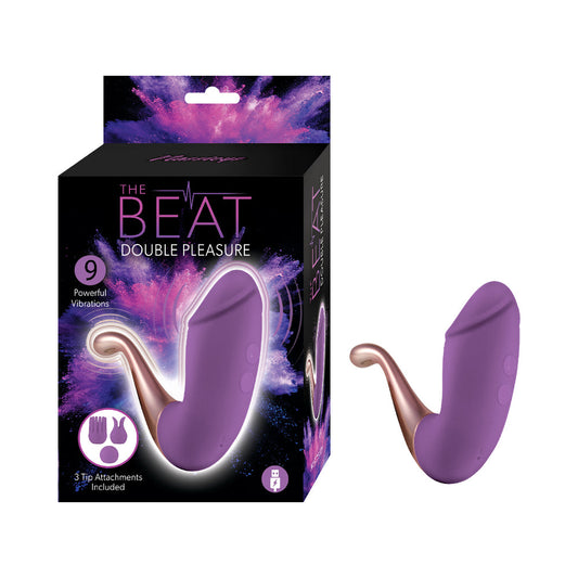 The Beat Double Pleasure Purple - Red Garter