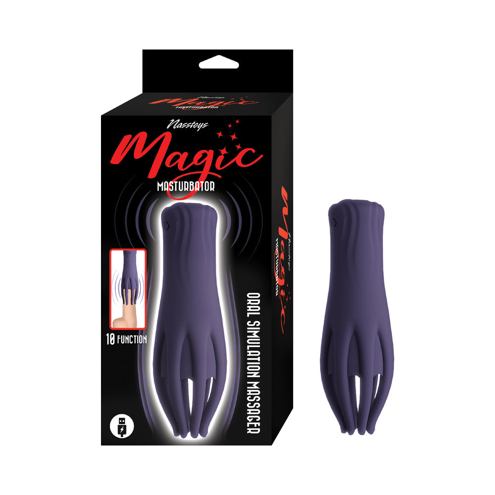 Magic Masturbator Purple - Red Garter