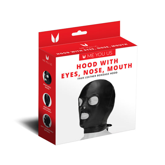 Me You Us Hood with Eyes Nose Mouth