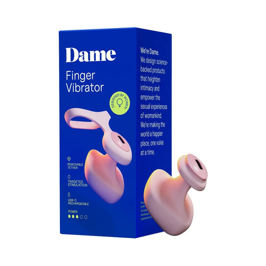 Dame Fin 2.0 Finger Vibrator Quartz