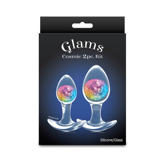 Cosmic Glams 2-Piece Plug Kit Rainbow