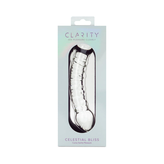 Clarity Celestial Bliss Glass Dildo