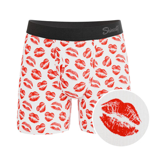 Shinesty The Pucker Up Lipstick Kiss Ball Hammock Pouch Underwear with Fly L