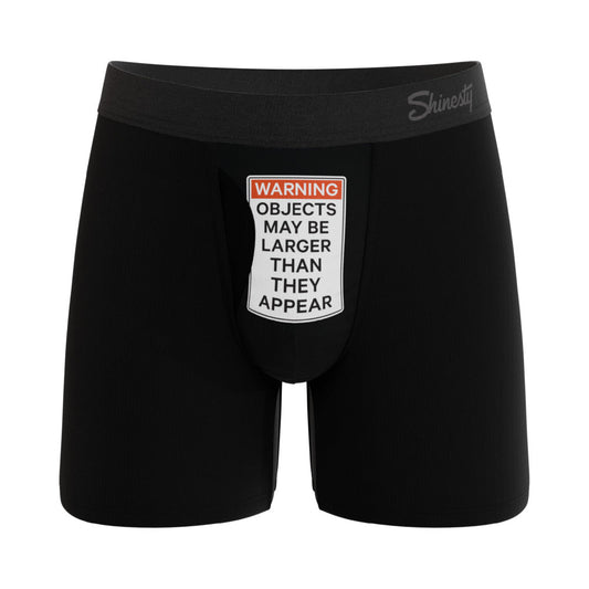Shinesty The Rear View Size Warning Ball Hammock Pouch Underwear L