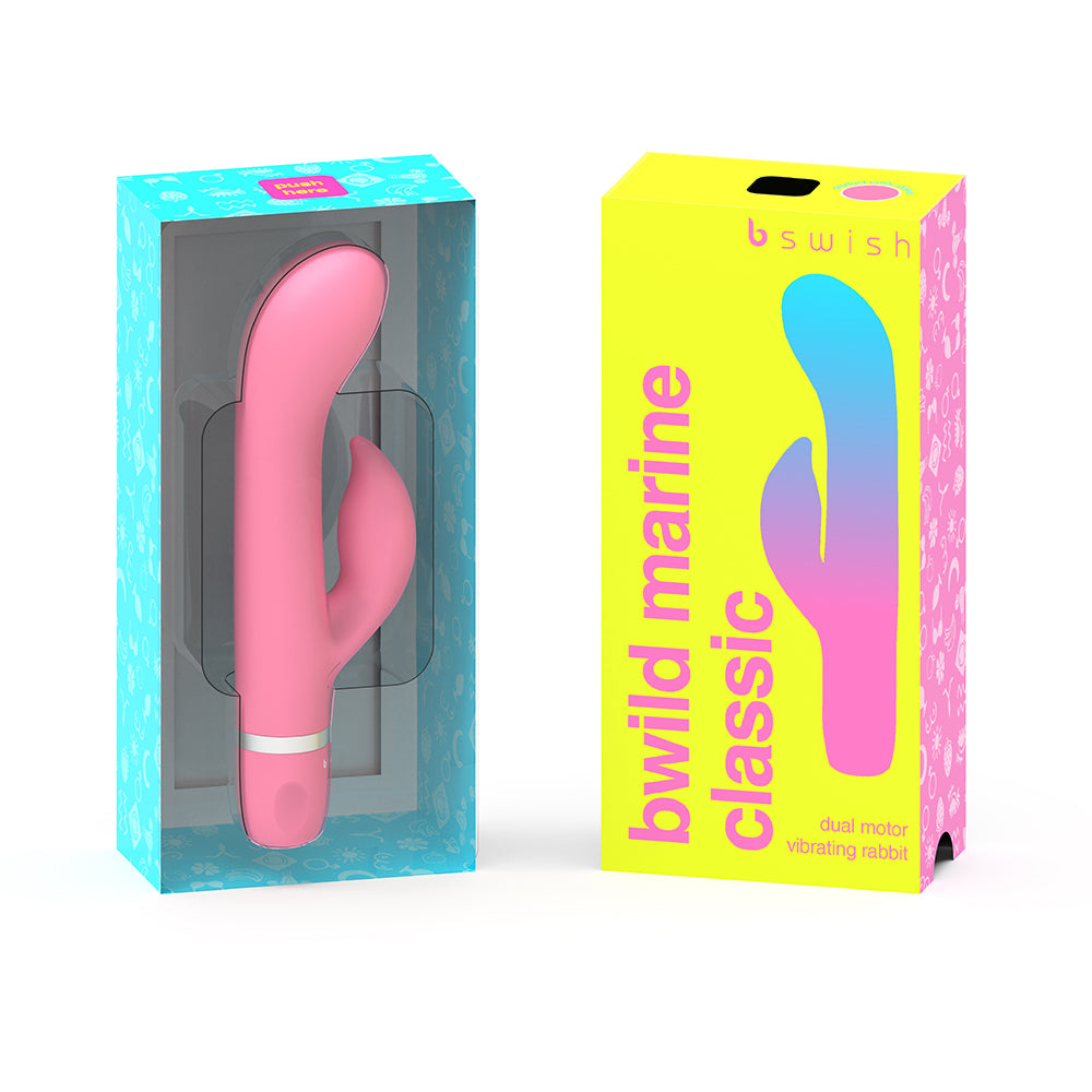 B Swish B wild Classic Marine Vibrator Guava - Red Garter