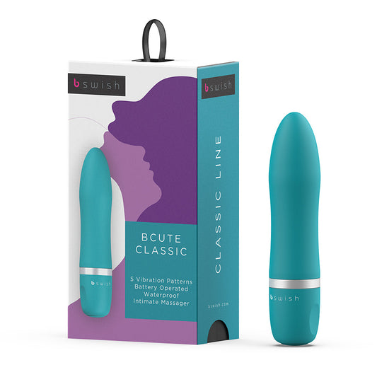 B Swish B cute Classic Vibrator Jade - Red Garter