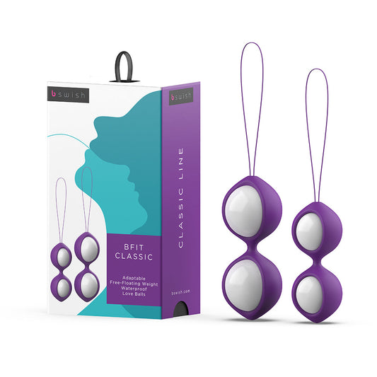 B Swish B fit Classic Kegel Set Purple - Red Garter