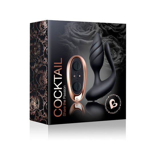 Cocktail Couples Toy Black - Red Garter