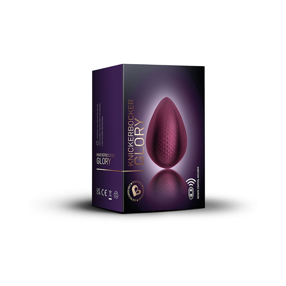 Knickerbocker Glory Panty Vibe Burgundy - Red Garter
