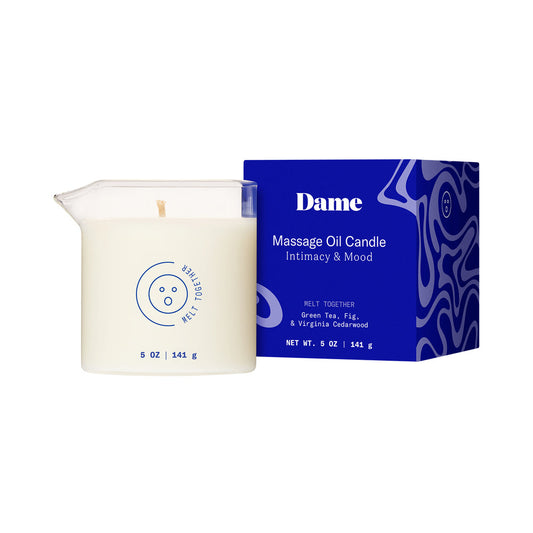 Dame Massage Oil Candle Melt Together - Red Garter
