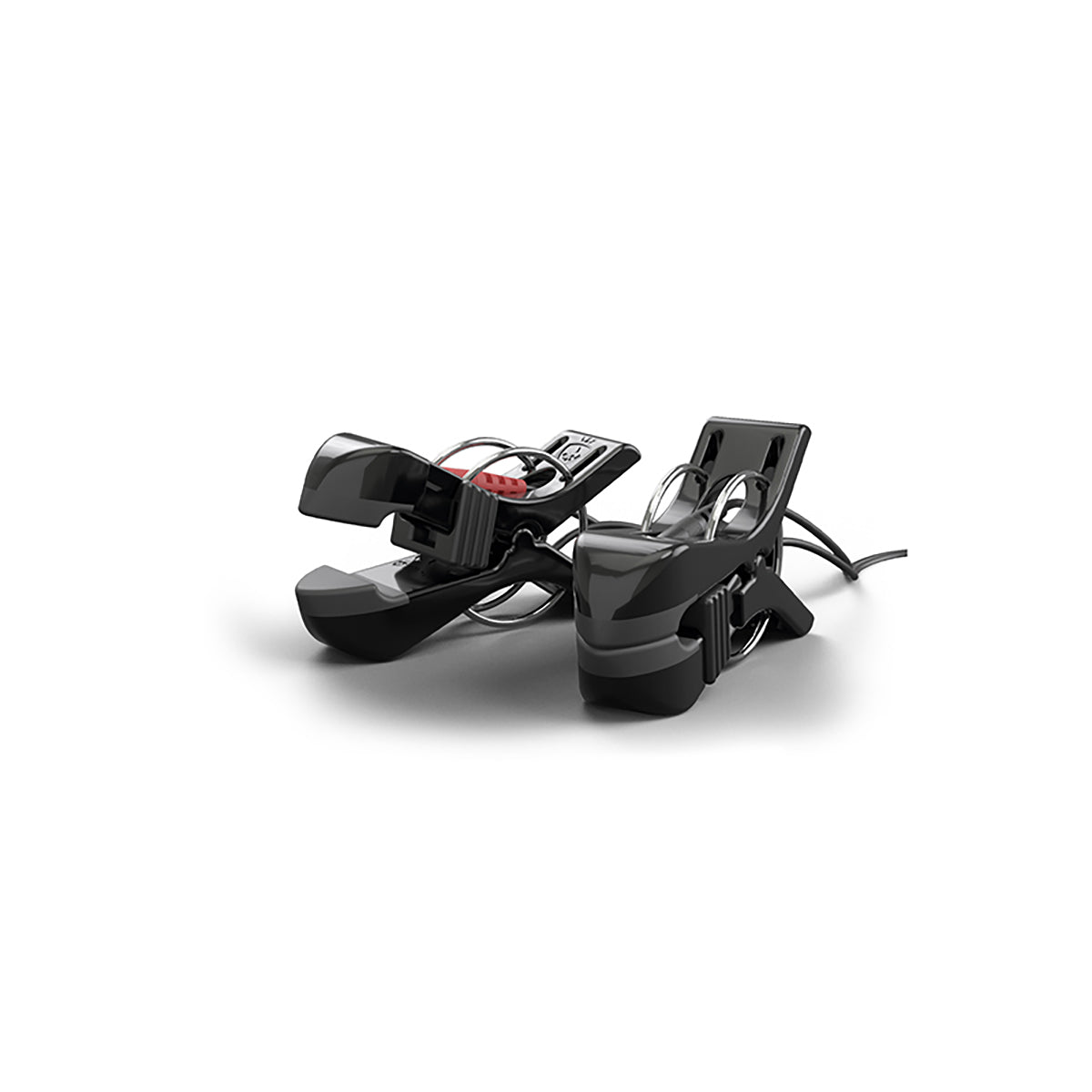 Mystim Barry Bite Bi-Polar E-Stim Clamps - Red Garter