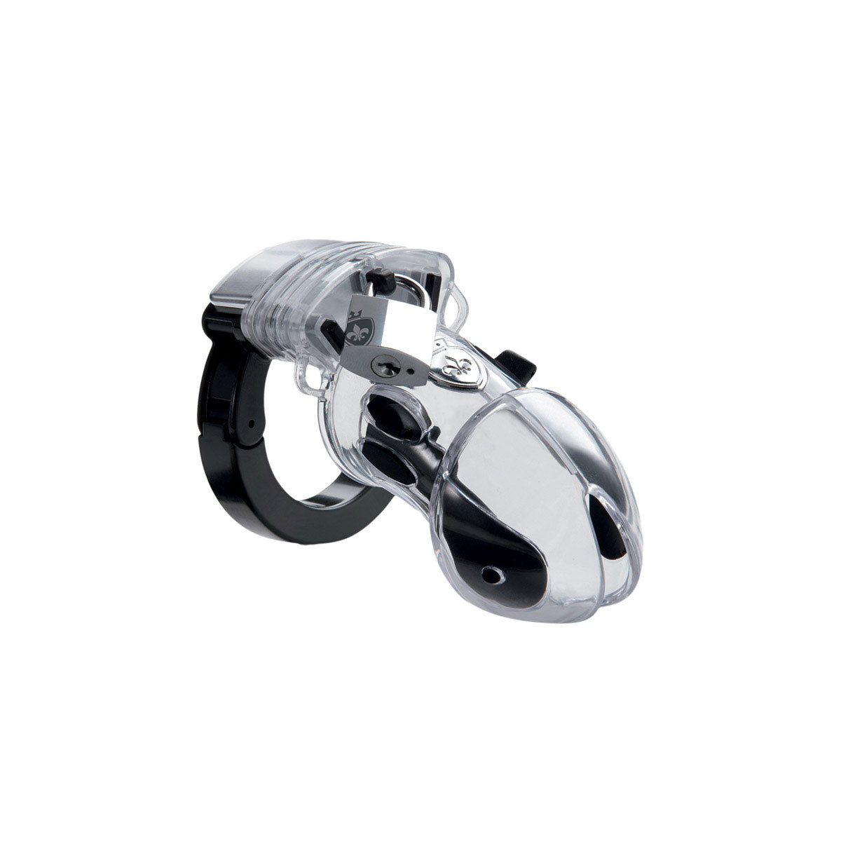 Mystim Pubic Enemy No 1 Electrosex Cock Cage - Red Garter