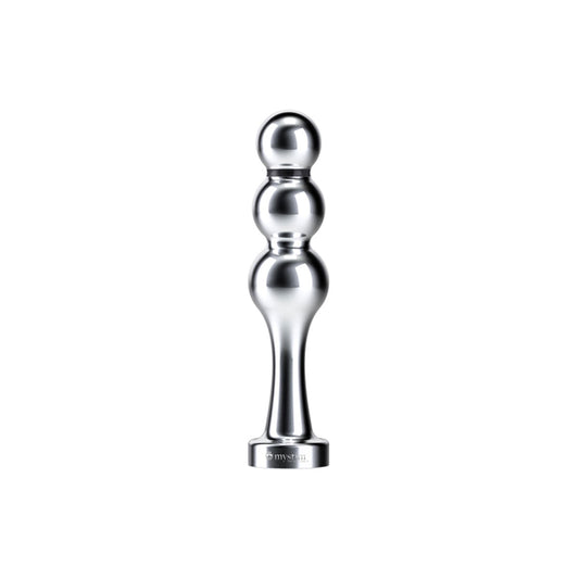 Mystim Bold Boris Dildo Ball Plug - Red Garter