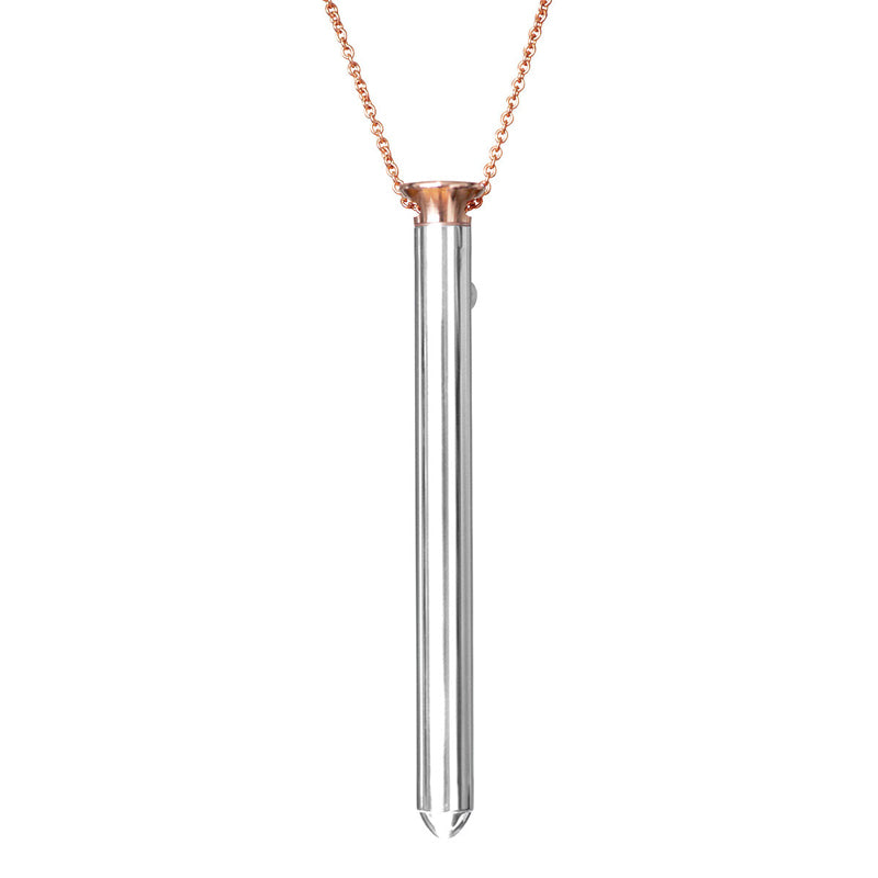 Crave Vesper Necklace Vibe Rose Gold - Red Garter