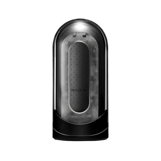 Tenga Flip Zero Vibrating Stroker Black - Red Garter