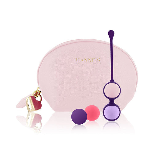 Rianne S Playballs Kegel Pale Pink - Red Garter