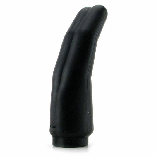 Wet For Her TWO Fingers Extender Black - Red Garter