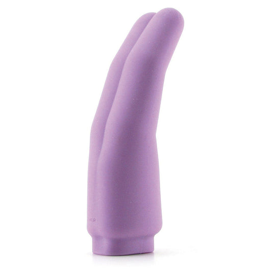 Wet For Her TWO Fingers Extender Purple - Red Garter