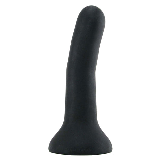 Wet For Her FIVE Large 5.5 in. Dildo Black - Red Garter