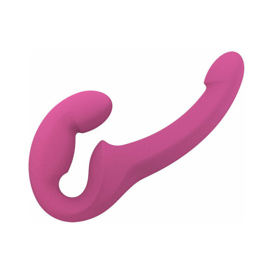 Fun Factory Share Lite Posable Double Dildo Blackberry - Red Garter