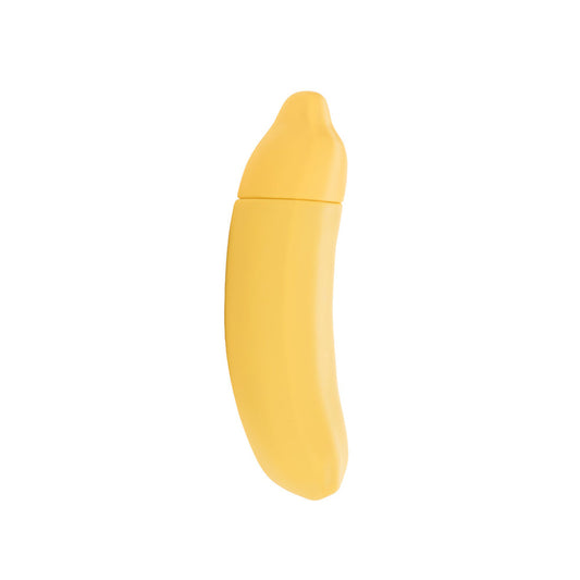 Emojibator Banana Emoji Vibrator - Red Garter