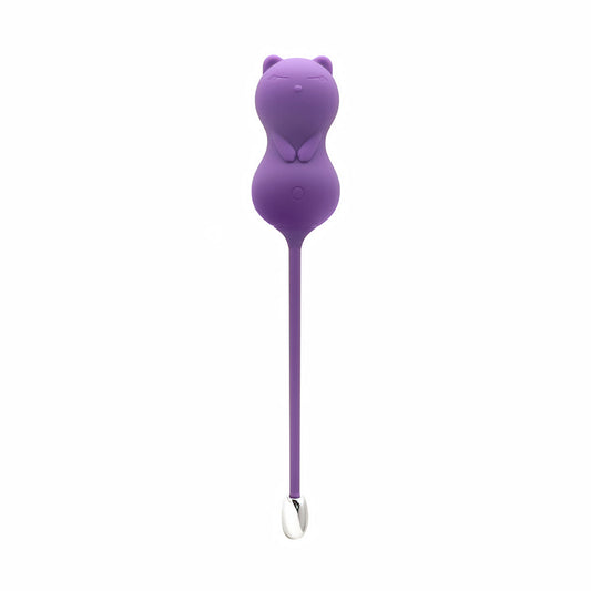 Emojibator Kitty Cat Kegel Ball Vibrator - Red Garter