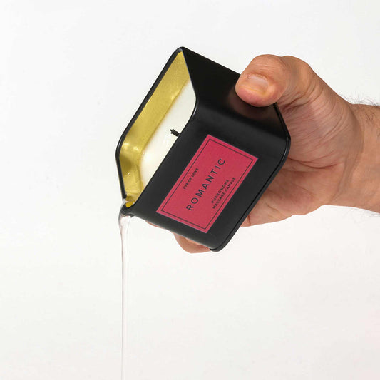 Eye of Love Romantic Attract Her Pheromone Massage Candle - Red Garter