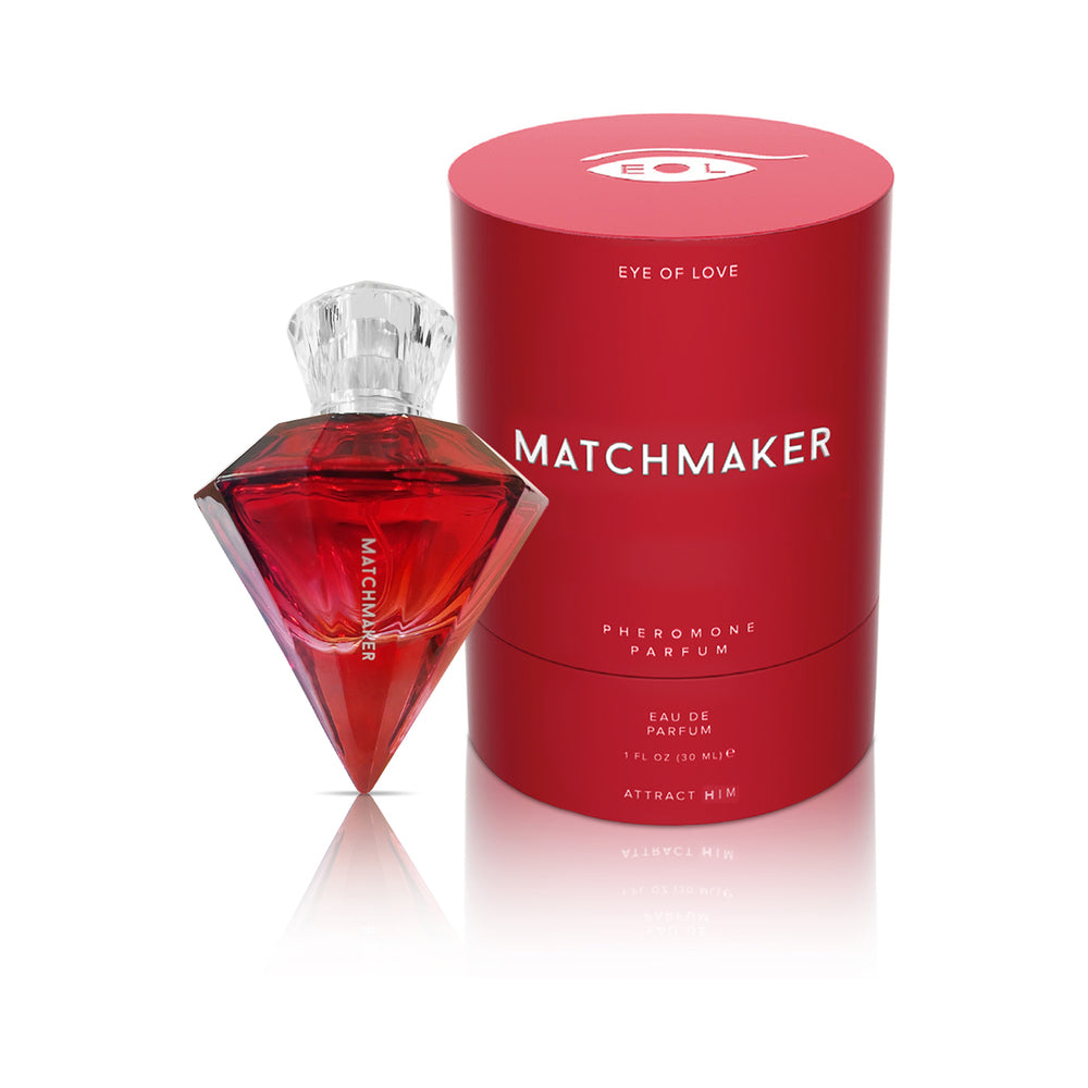 Eye of Love Matchmaker Red Diamond Attract Him Pheromone Parfum 1 oz. - Red Garter