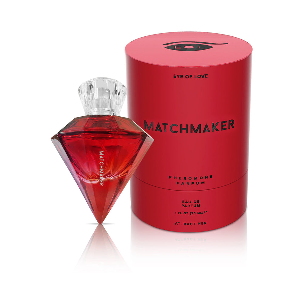 Eye of Love Matchmaker Red Diamond Attract Her LGBTQ Pheromone Parfum 1 oz. - Red Garter