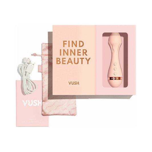 VUSH Rose 2 Precision Bullet Vibrator - Red Garter