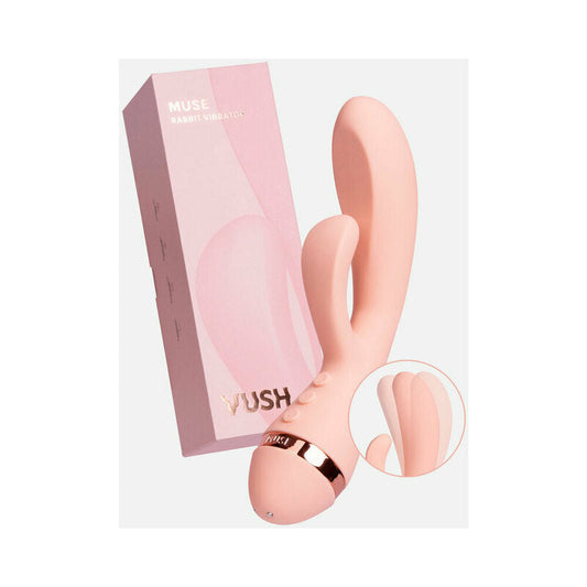 VUSH Muse Rabbit Vibrator - Red Garter