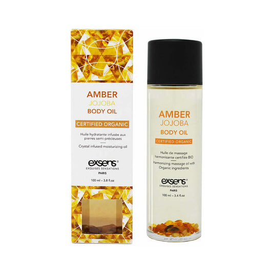 Exsens Body Oil Amber Jojoba 3.4 oz. - Red Garter