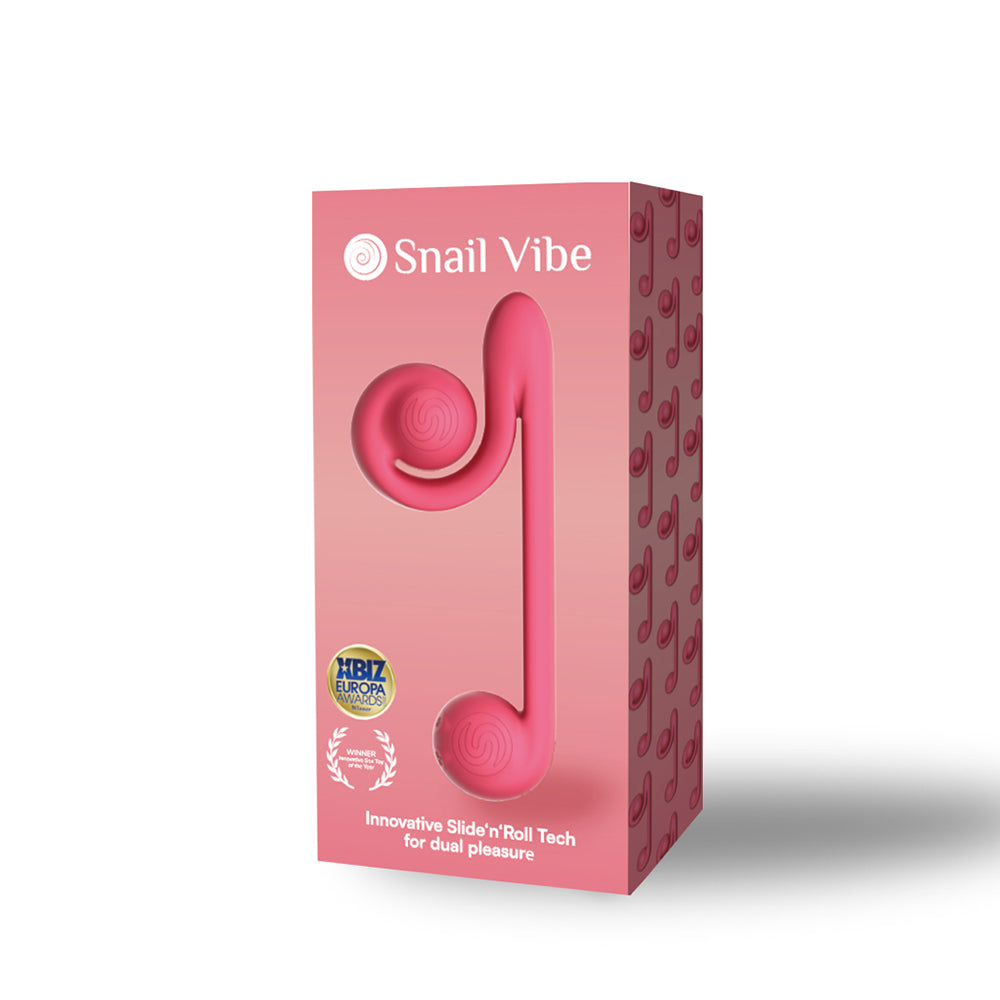 Snail Vibe Pink - Red Garter