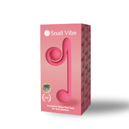 Snail Vibe Pink - Red Garter