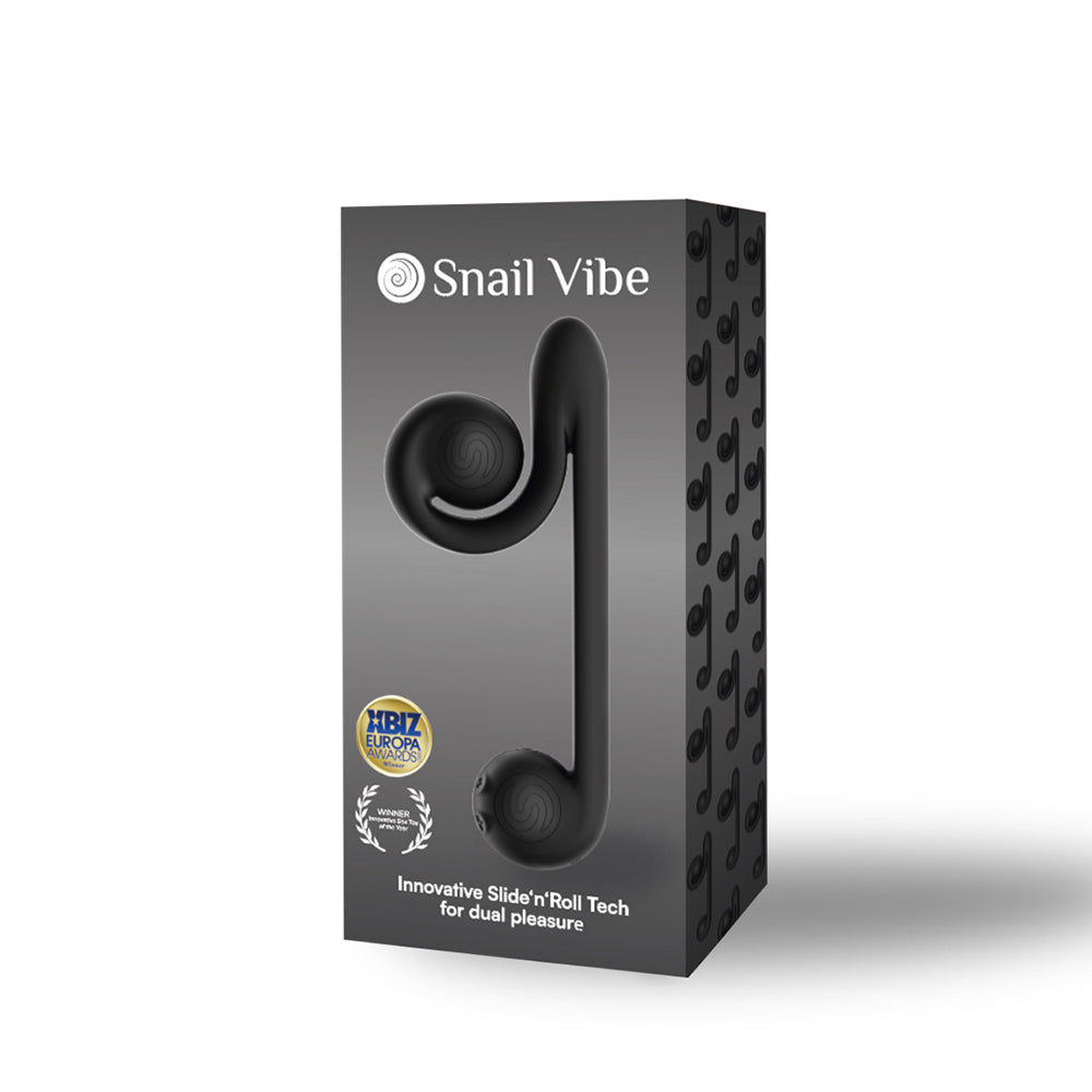 Snail Vibe Black - Red Garter