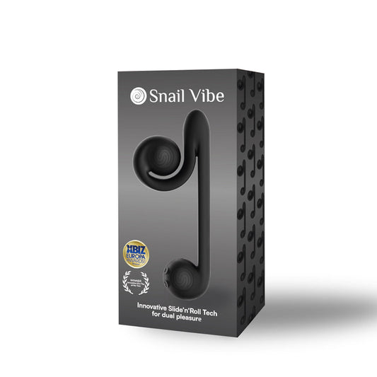 Snail Vibe Black - Red Garter