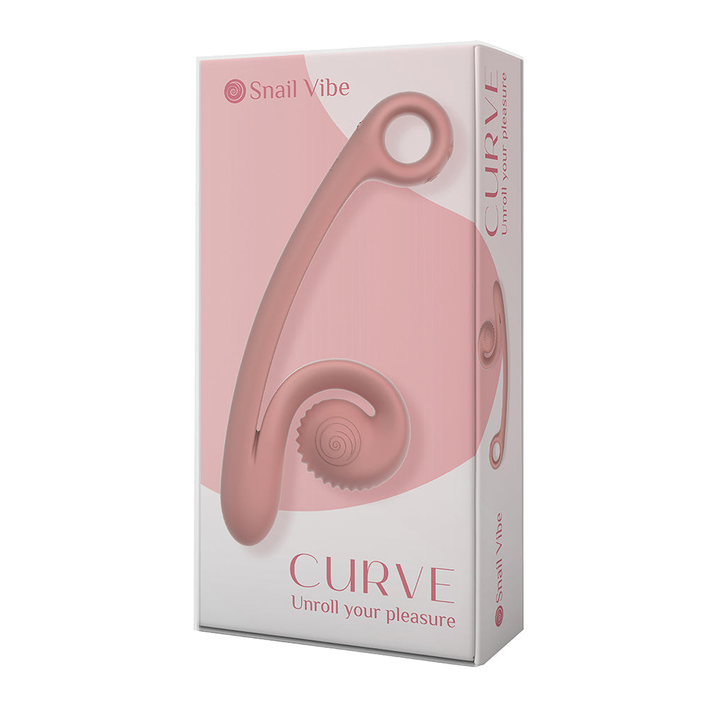 Snail Vibe Curve Peach - Red Garter