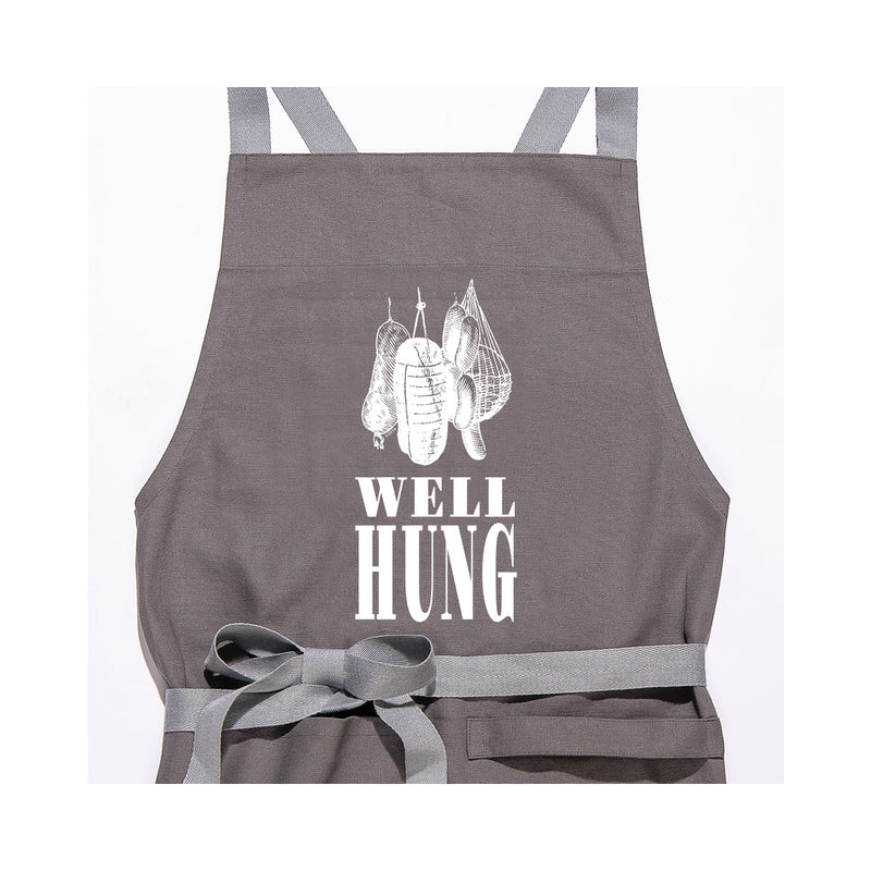 Twisted Wares Well Hung Apron - Red Garter