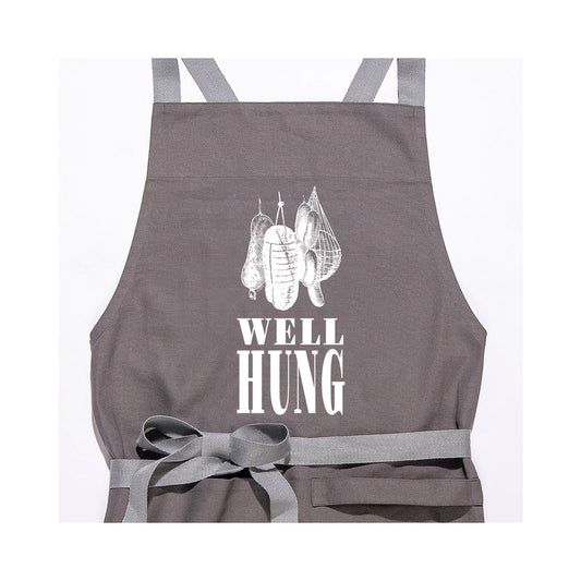 Twisted Wares Well Hung Apron - Red Garter