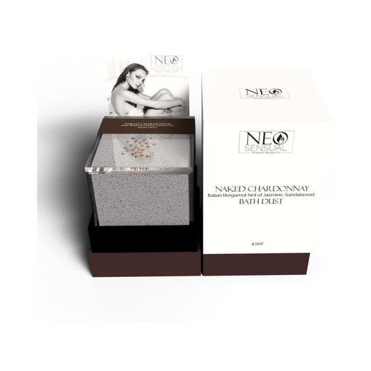 NEO Sensual Bath Dust Naked Chardonnay 4.5 oz. - Red Garter