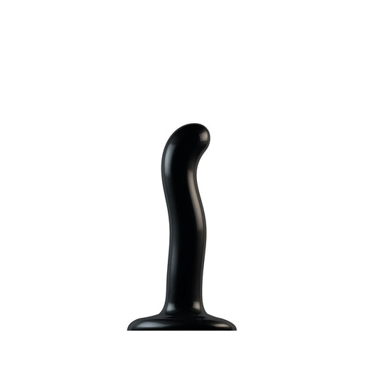 Strap-On-Me P&G-Spot Dildo Small Black - Red Garter