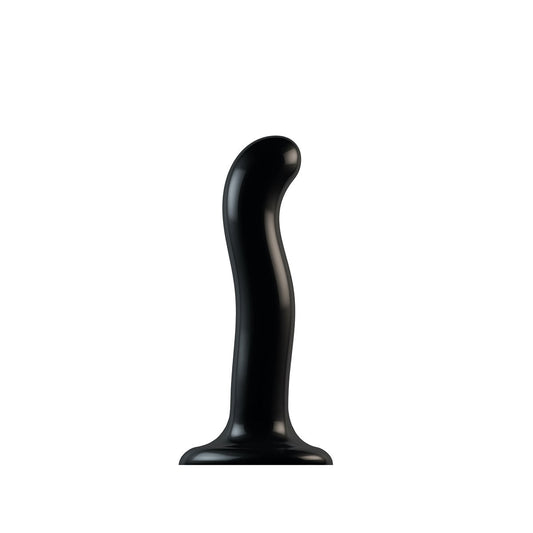 Strap-On-Me P&G-Spot Dildo Medium Black - Red Garter