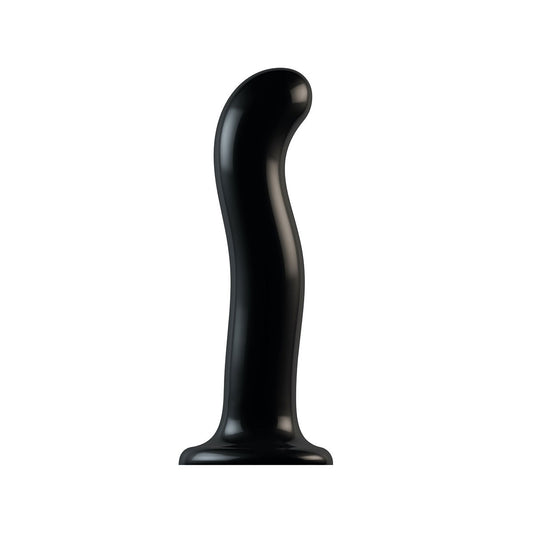 Strap-On-Me P&G-Spot Dildo XL Black - Red Garter