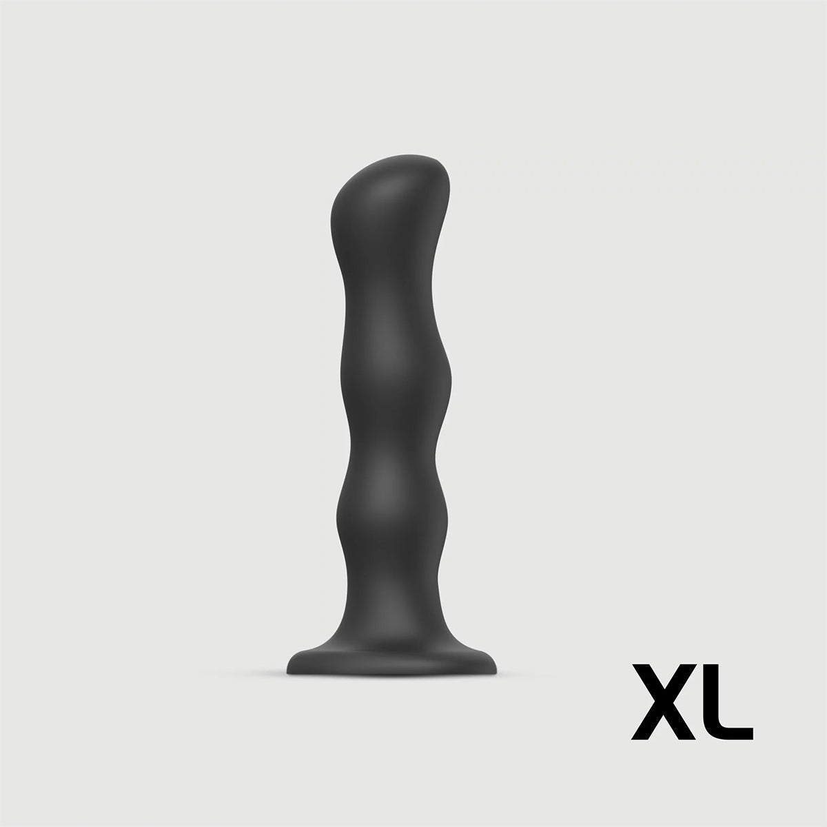 Strap-On-Me Geisha Ball Dildo XL Black - Red Garter